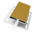 H-профиль Holzblok 3м Золотой дуб Holzplast