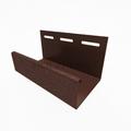 J-профиль Holzblok 3,0м Темно-коричневый Holzplast