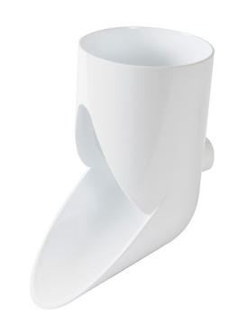 Отвод сливной для водосточной системы Nicoll LG16 70x50mm