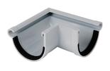 Угол желоба 90° внеш/внут. уплот для водосточной системы Nicoll LG25 125x80mm