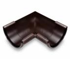 Водосточная система GALECO PVC 124 / 80 внутренний угол 90° полукруглый с усиленным уплотнительным элементом