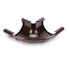 Водосточная система GALECO PVC 124 / 80 воронка конусообразная для трубы Ø 80 с запатентованой системой водоотвода