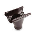 Водосточная система GALECO PVC 152 / 100 / 80 воронка конусообразная для трубы Ø 100 с запатентованой системой водоотвода