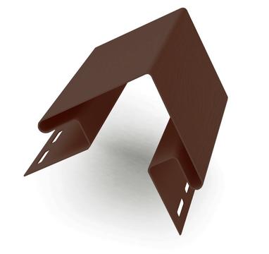 Внешний угол Holzblok 3м Темно-коричневый Holzplast