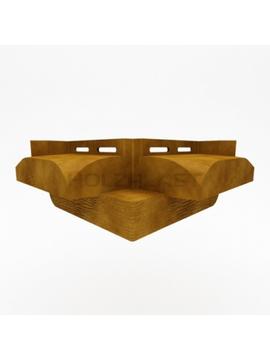 Начальная планка для Угла Венец Holzblok Белый, Антик,Бежевый,Желтый 150  / 180 Holzplast